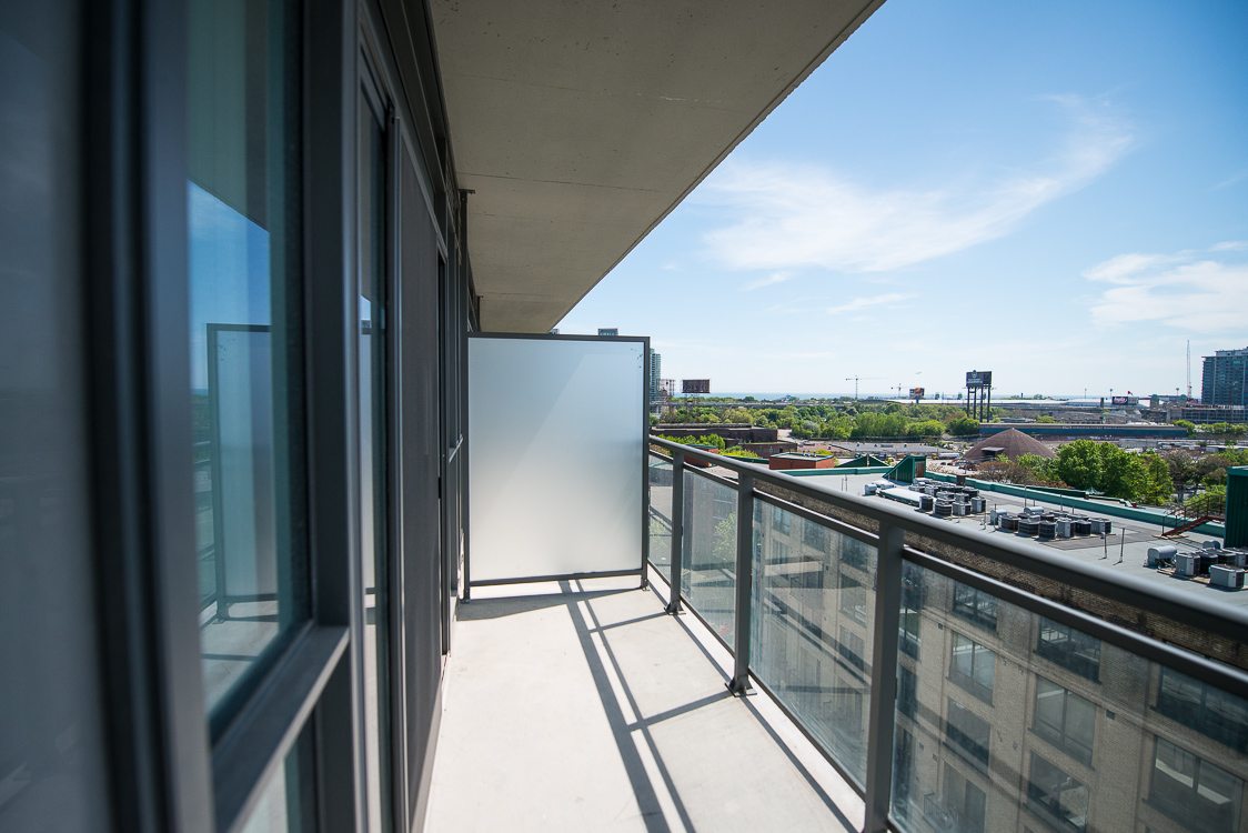 Toronto Furnished apartment balcony king west