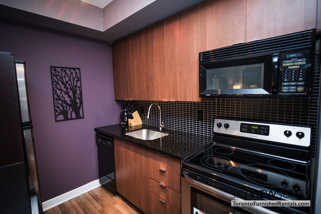 furnished rentals the Urban toronto kitchen