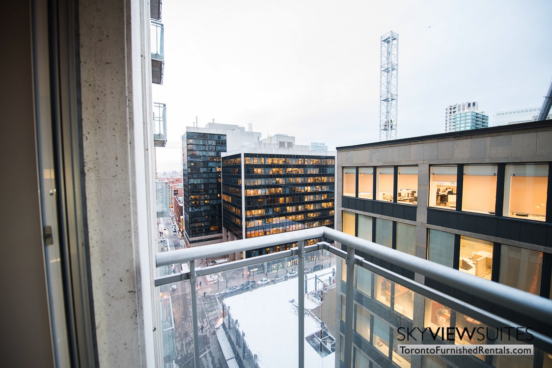 furnished rentals the Urban toronto balcony