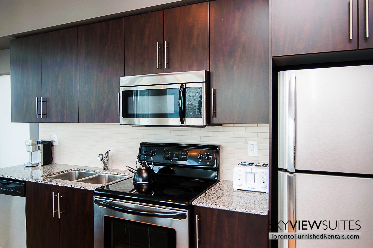 MLS furnished condo toronto kitchen