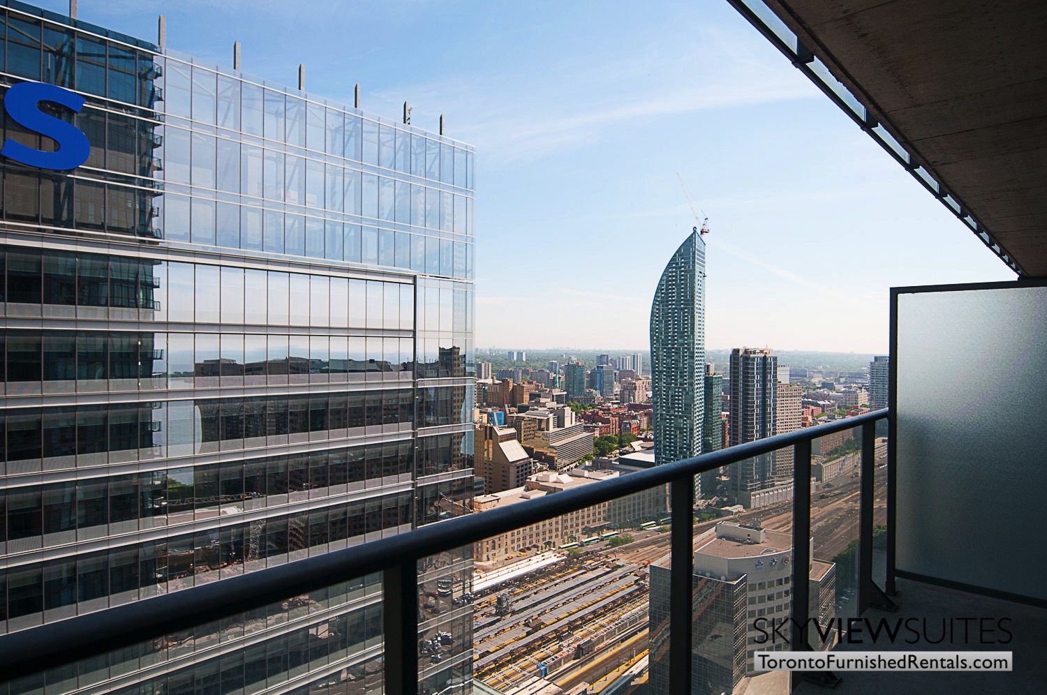 MLS furnished condo toronto balcony