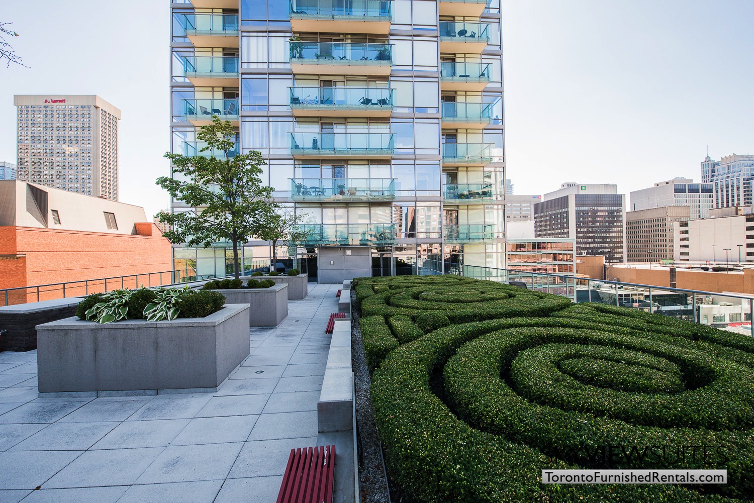 corporate rentals Yorkville toronto rooftop patio