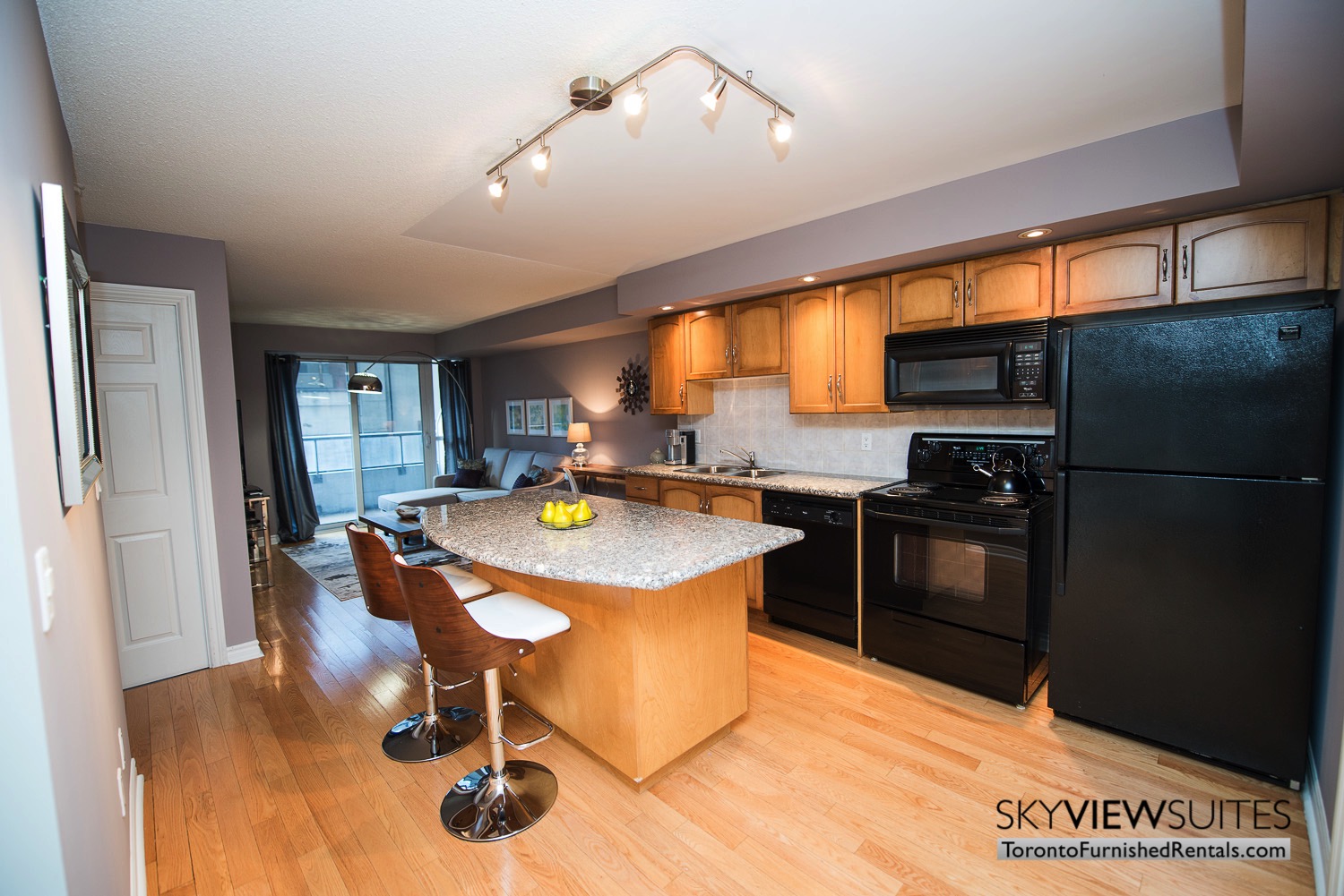 short-term-rental-kitchen-entertainment-district