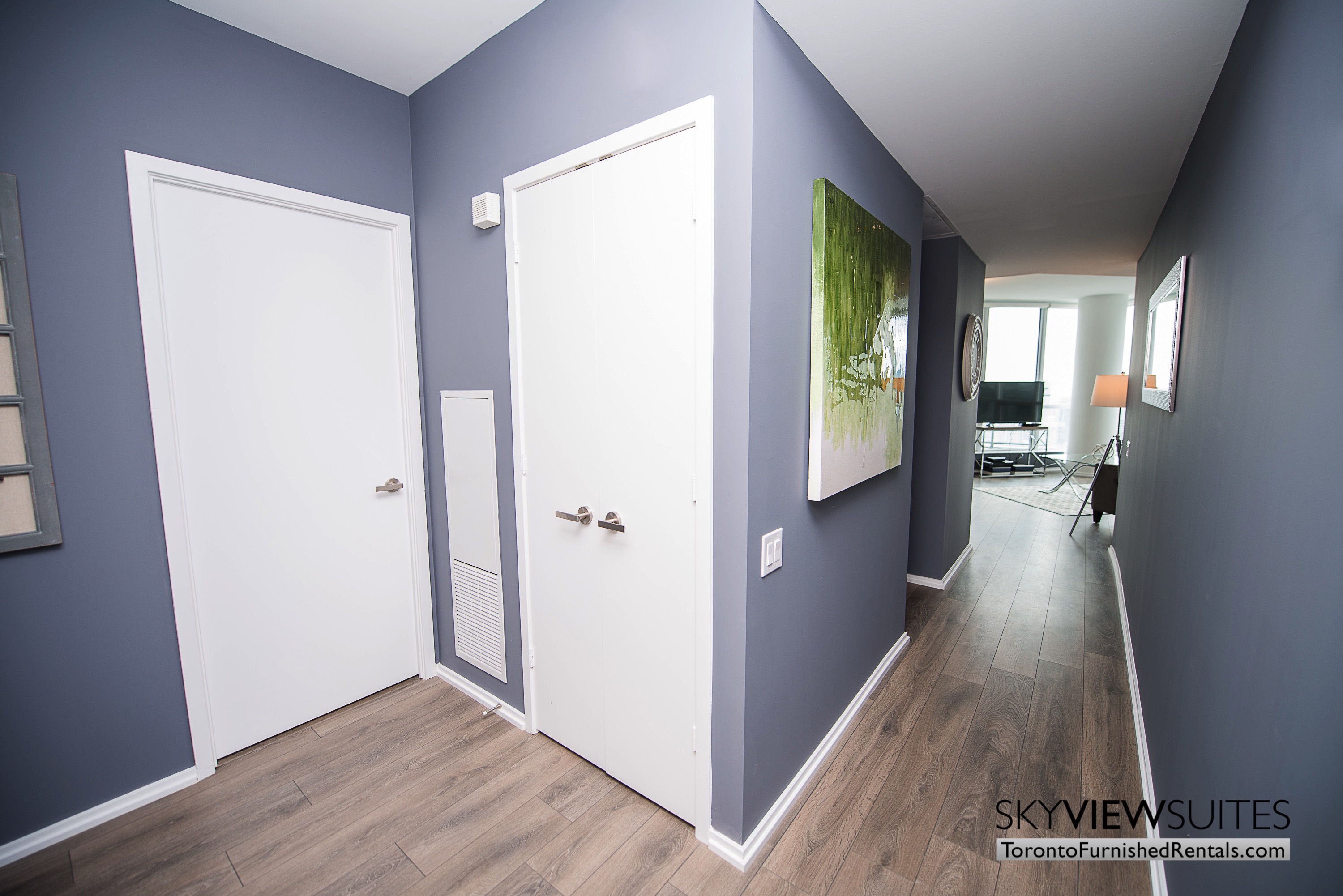 corporate rentals Yorkville toronto hallway