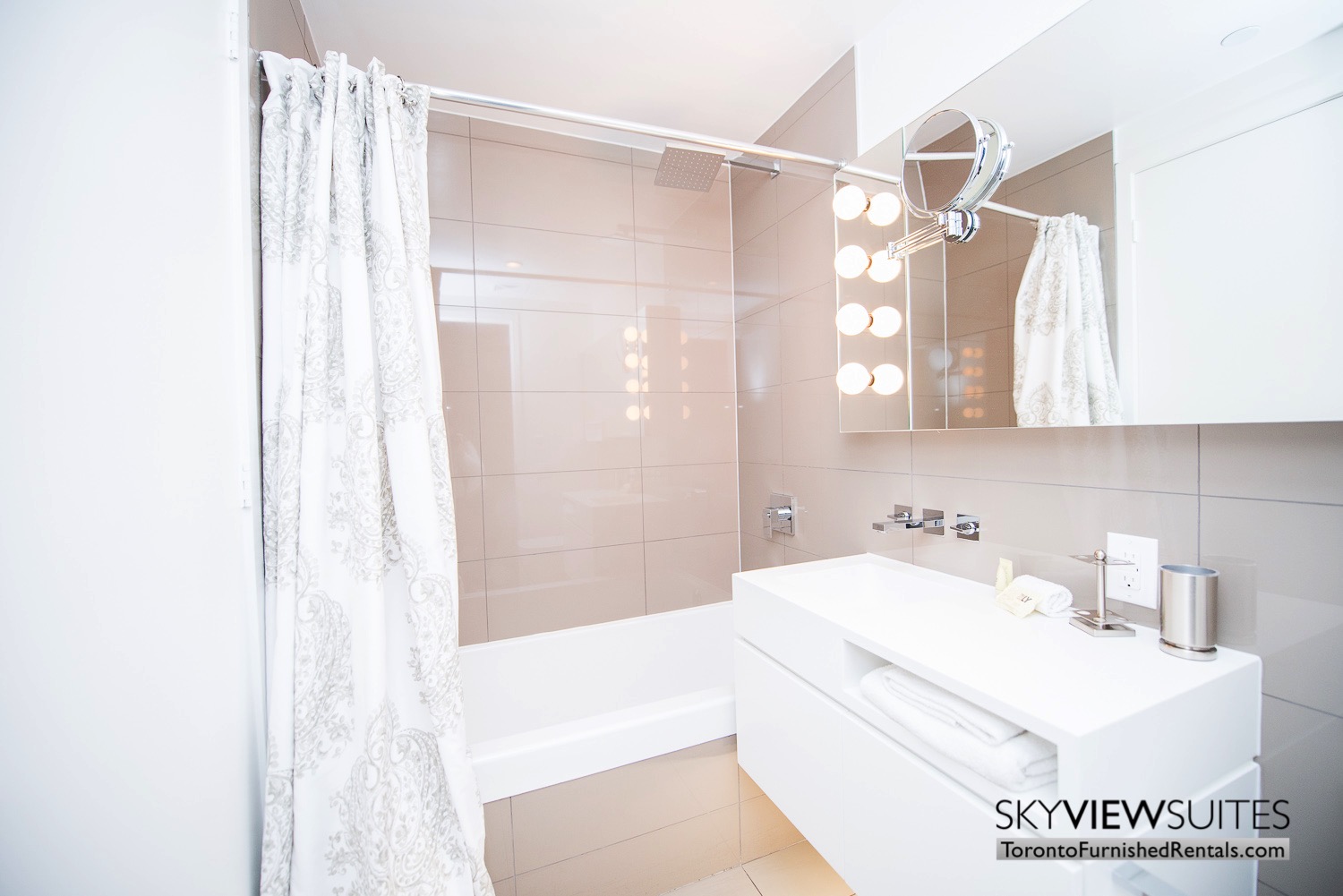 corporate rentals Yorkville toronto bathroom