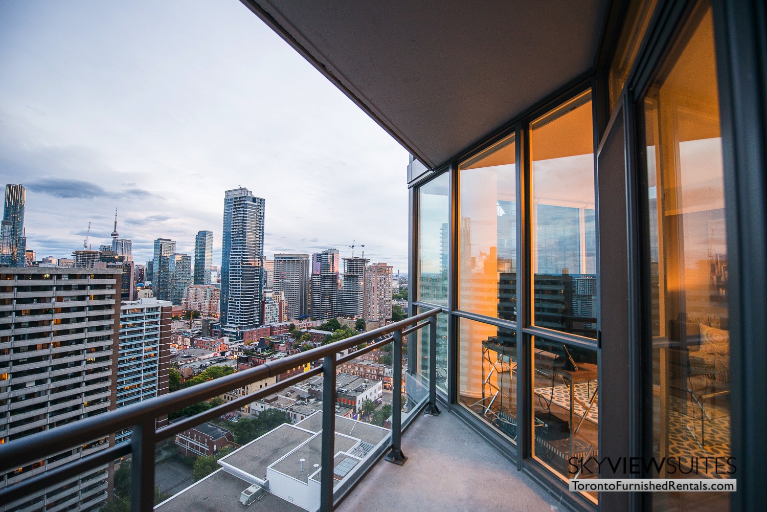 corporate rentals Yorkville toronto balcony