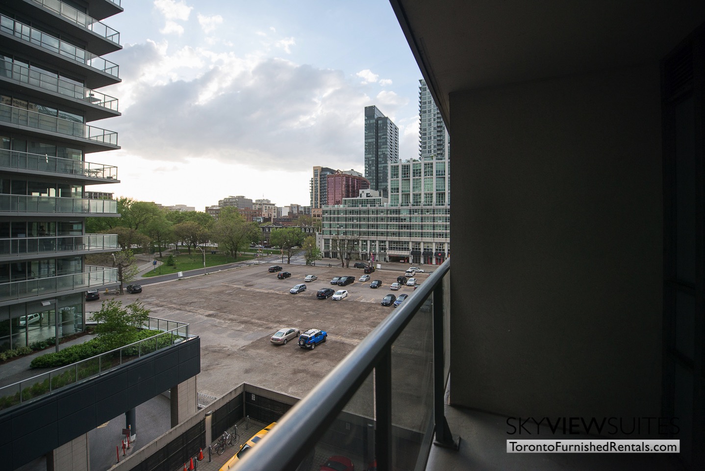 Element executive rentals toronto balcony