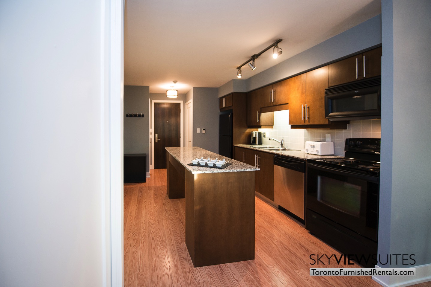 short-term-rentals-toronto-kitchen-entertainment-district