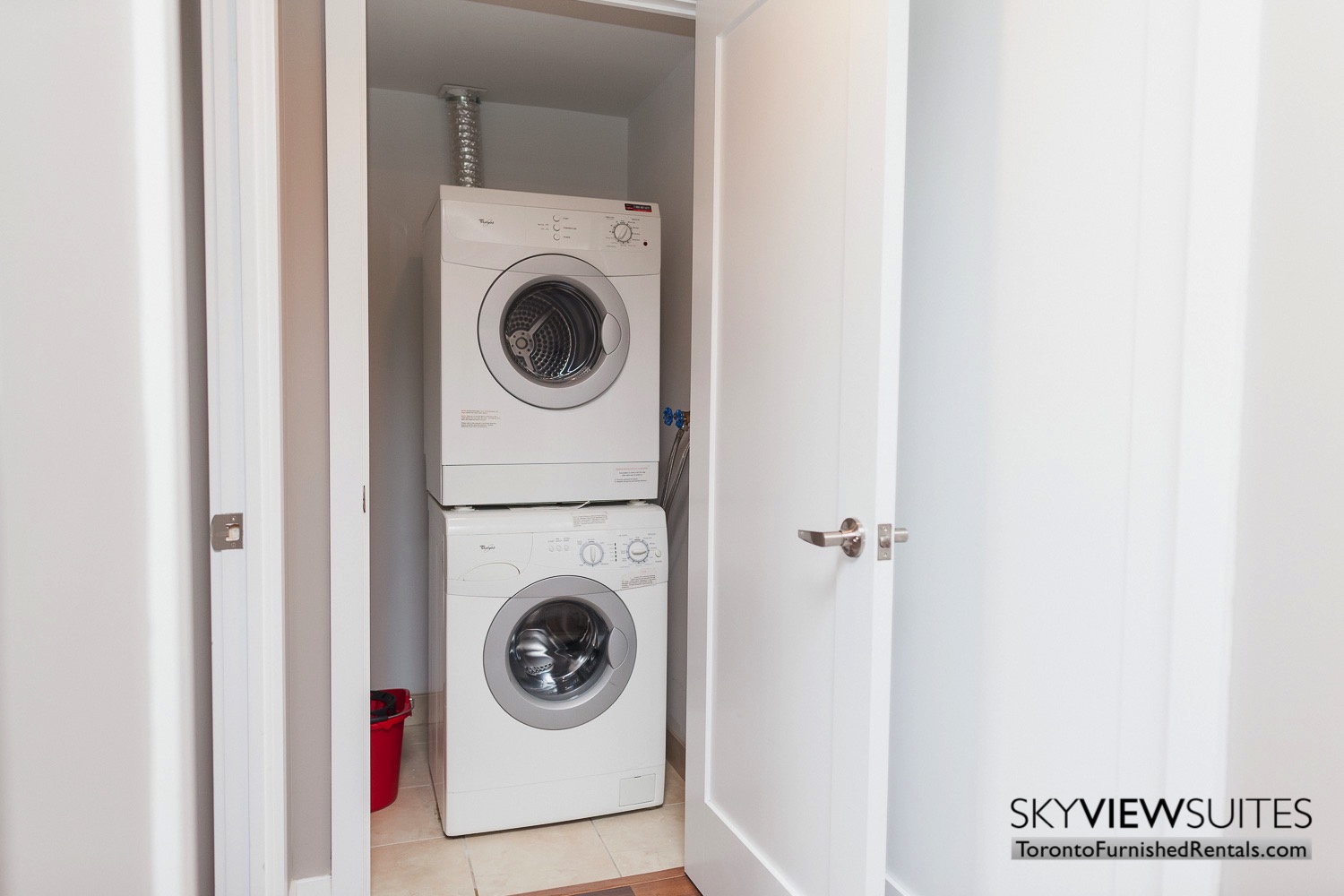 washing machine inside unit