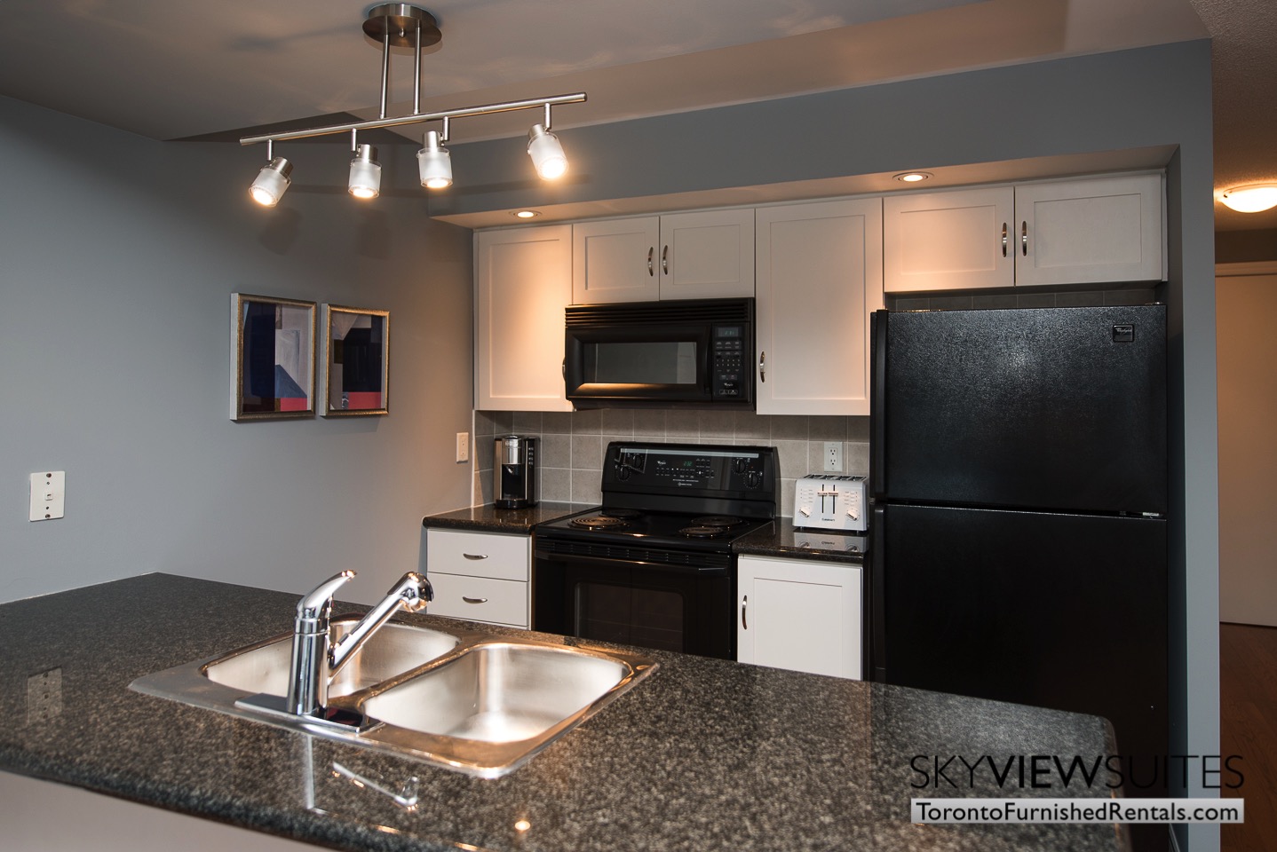 Wellington and Blue Jays Way executive rentals toronto kitchen applicances