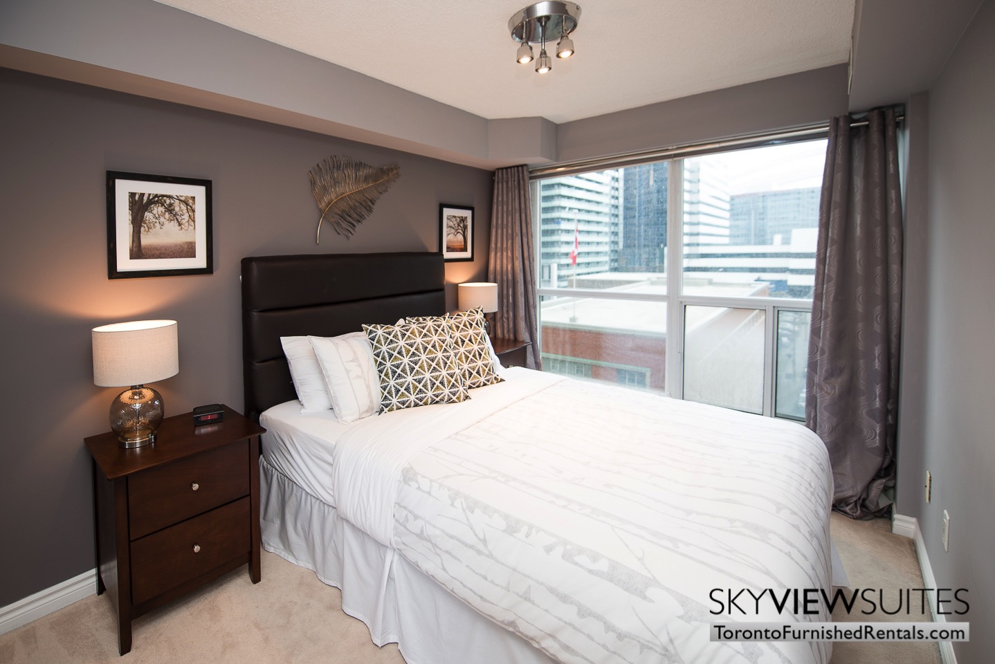 Wellington and Blue Jays Way executive rentals toronto bedroom