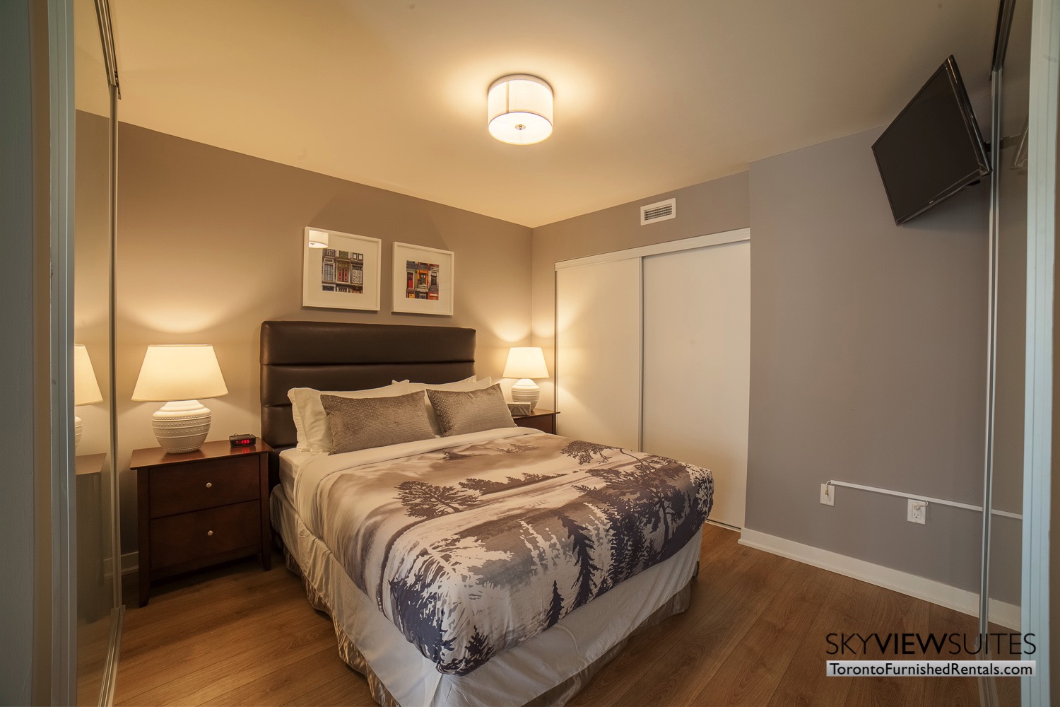 King west corporate rentals toronto bedroom