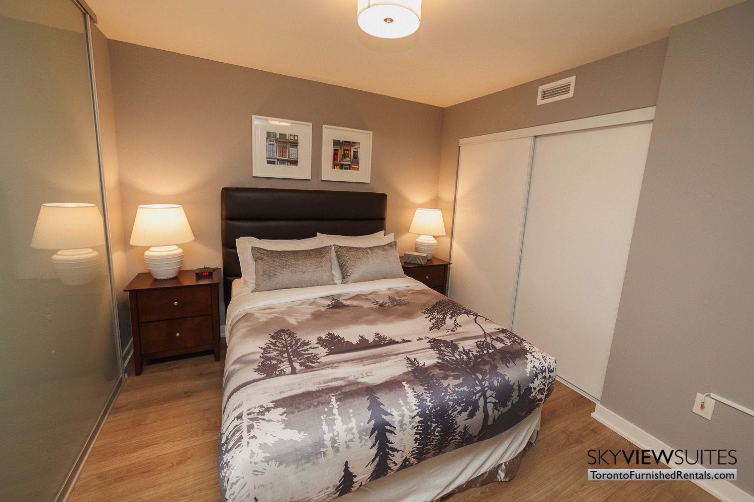 King west corporate rentals toronto bedroom