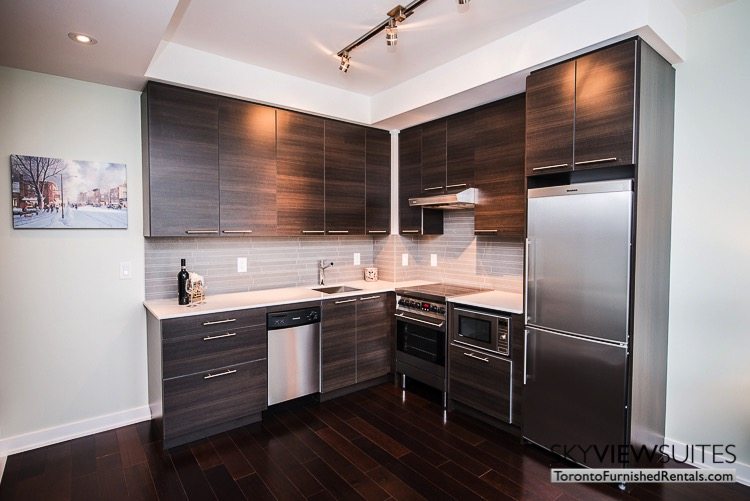 Market Street Toronto corporate rentals toronto kitchen