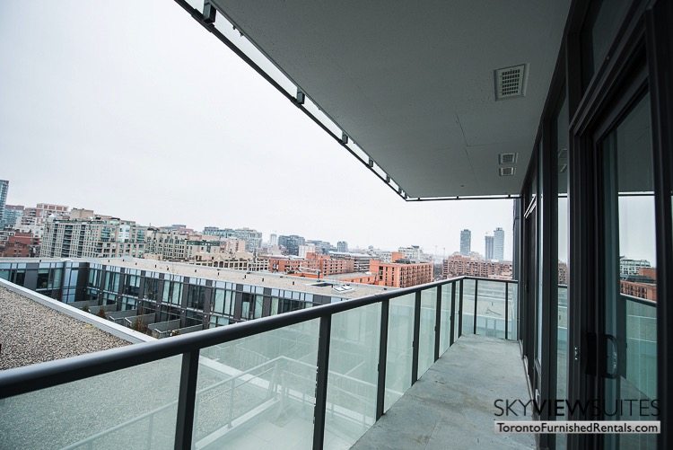 Market Street Toronto corporate rentals toronto balcony