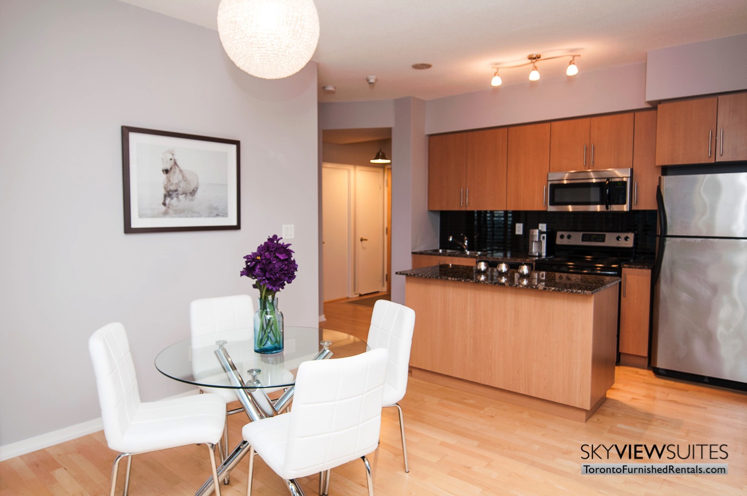 short-term-rentals-toronto-kitchen-maple-leaf-square