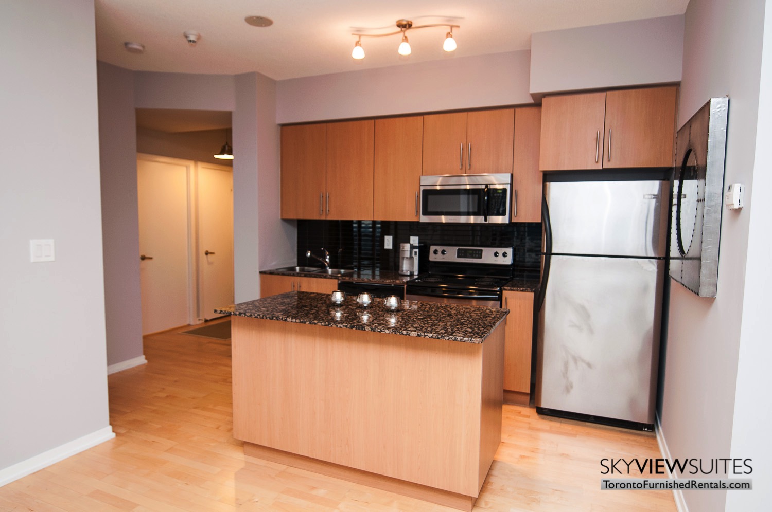 short-term-rentals-toronto-kitchen-maple-leaf-square