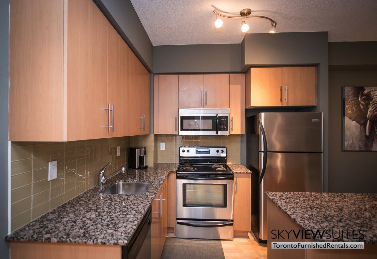 MLS furnished condo toronto kitchen