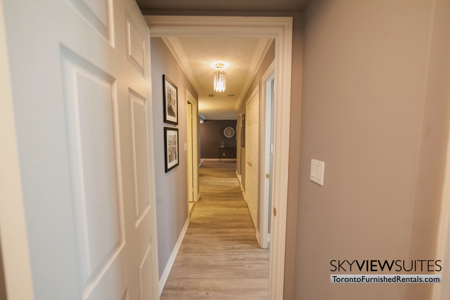 Qwest executive rental Toronto hallway