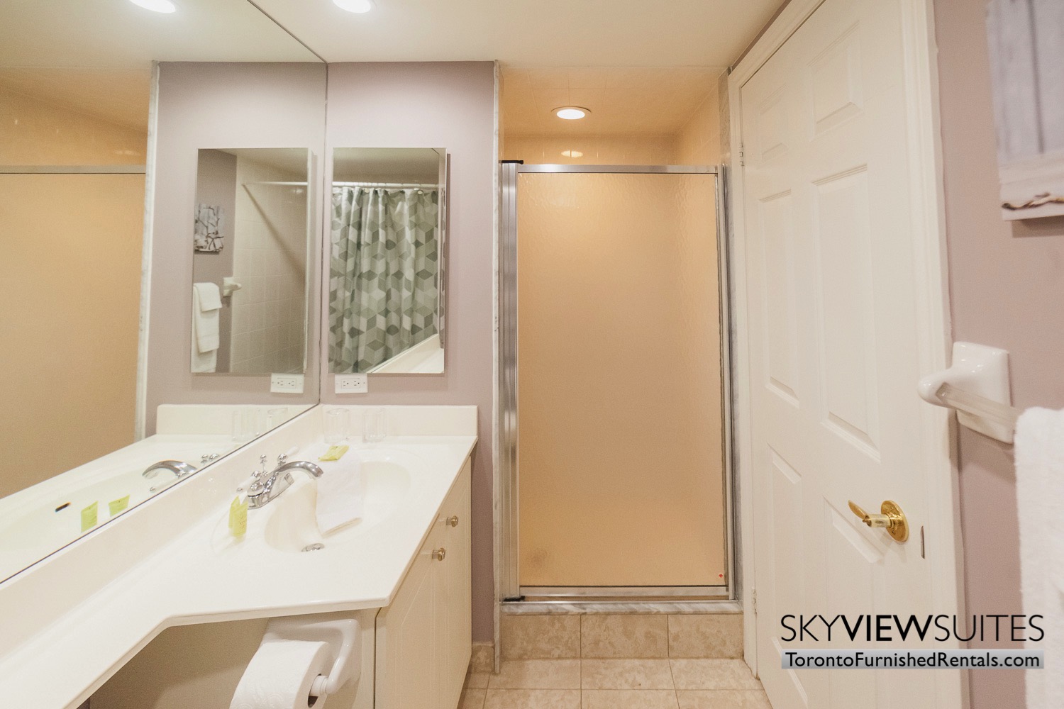 Qwest executive rental Toronto bathroom shower