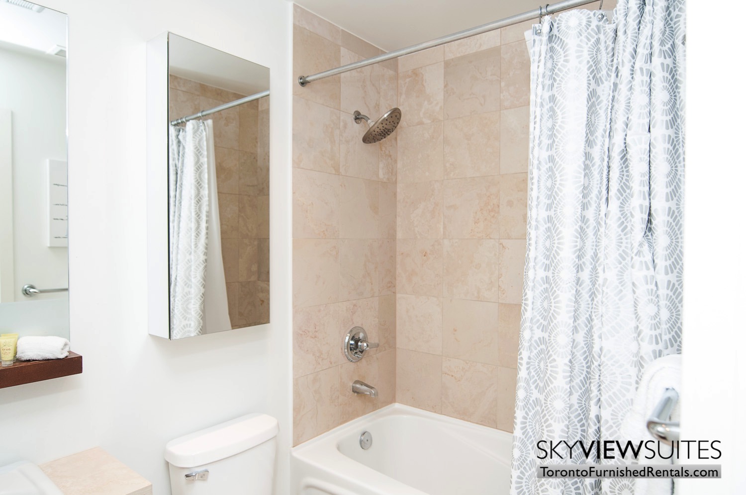 furnished rentals toronto waterfront shower