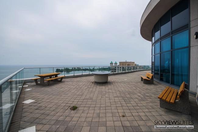 furnished rentals toronto lakeshore west rooftop patio