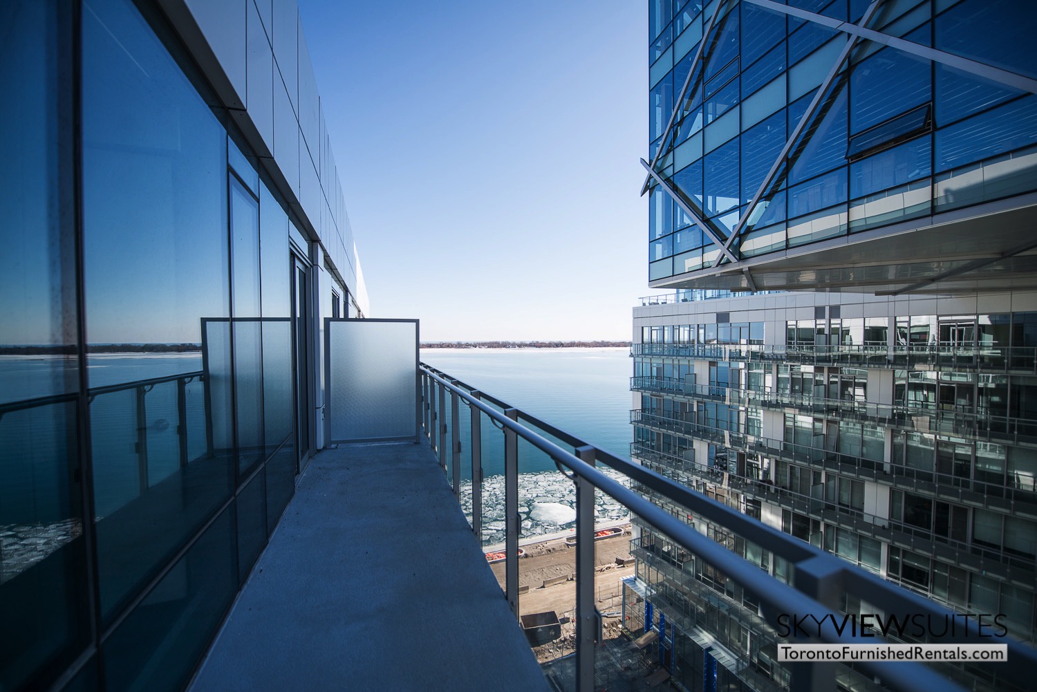 executive rentals toronto 39 Queens Quay balcony