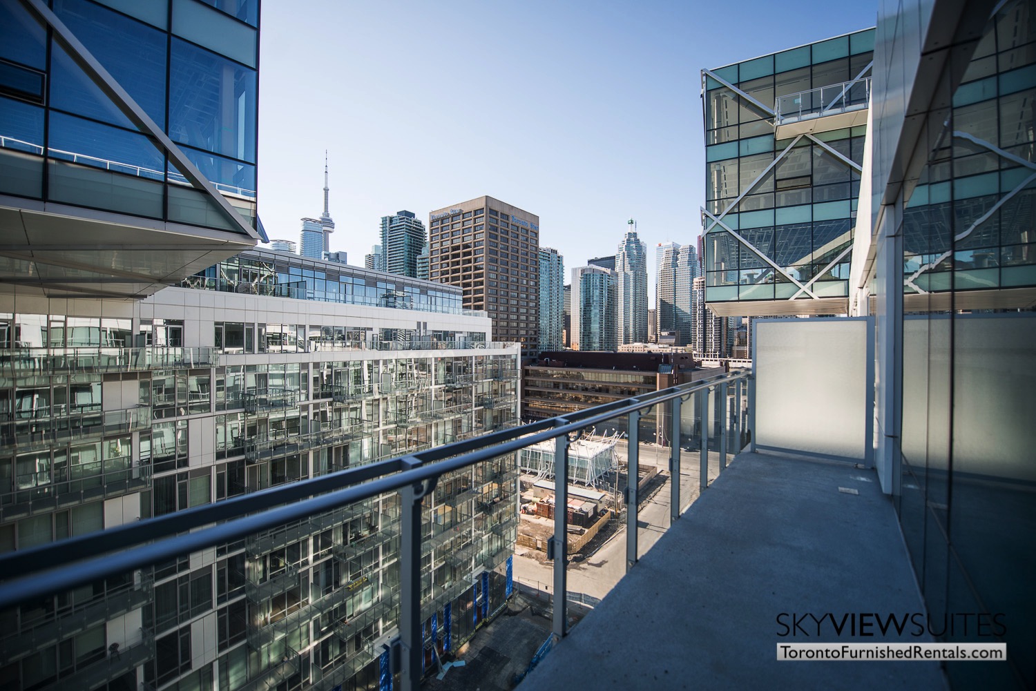 executive rentals toronto 39 Queens Quay balcony