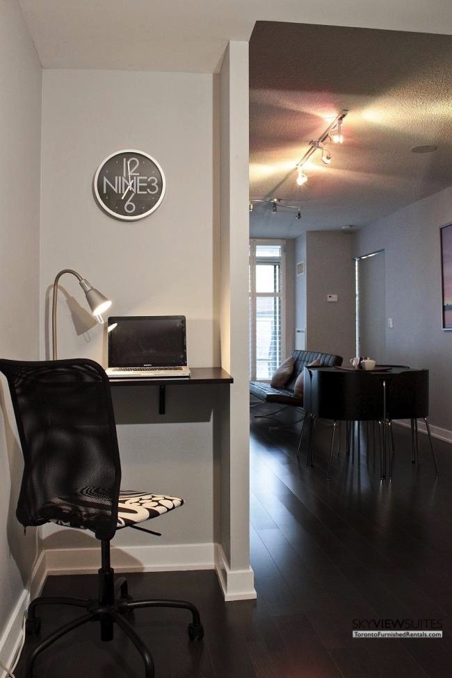 furnished apartments toronto boutique desk