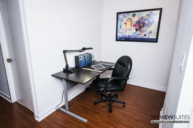 8 Telegram Mews serviced apartments toronto office desk