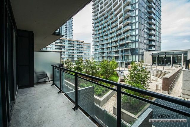 8 Telegram Mews serviced apartments toronto balcony view