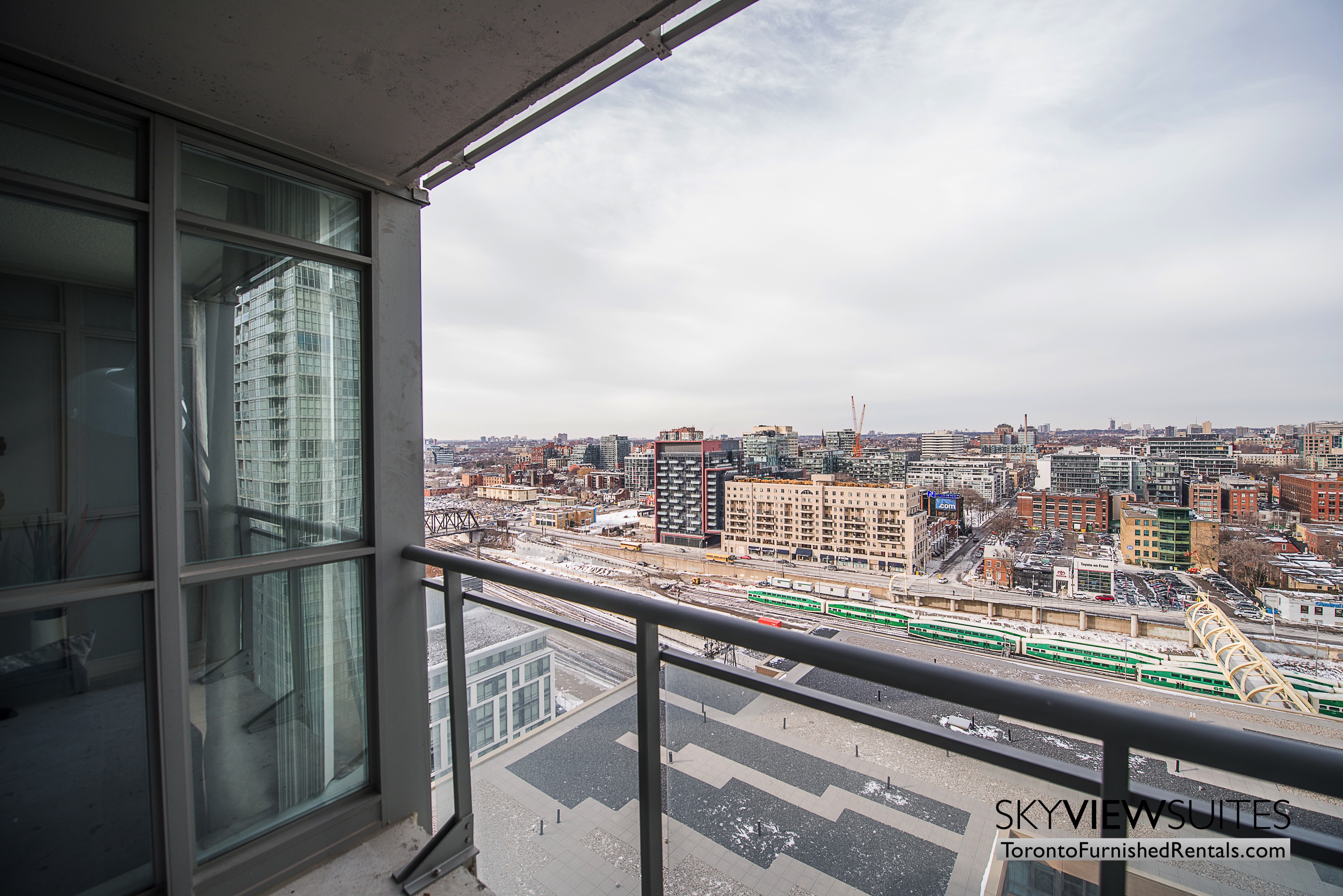 furnished apartments toronto parade view of the city