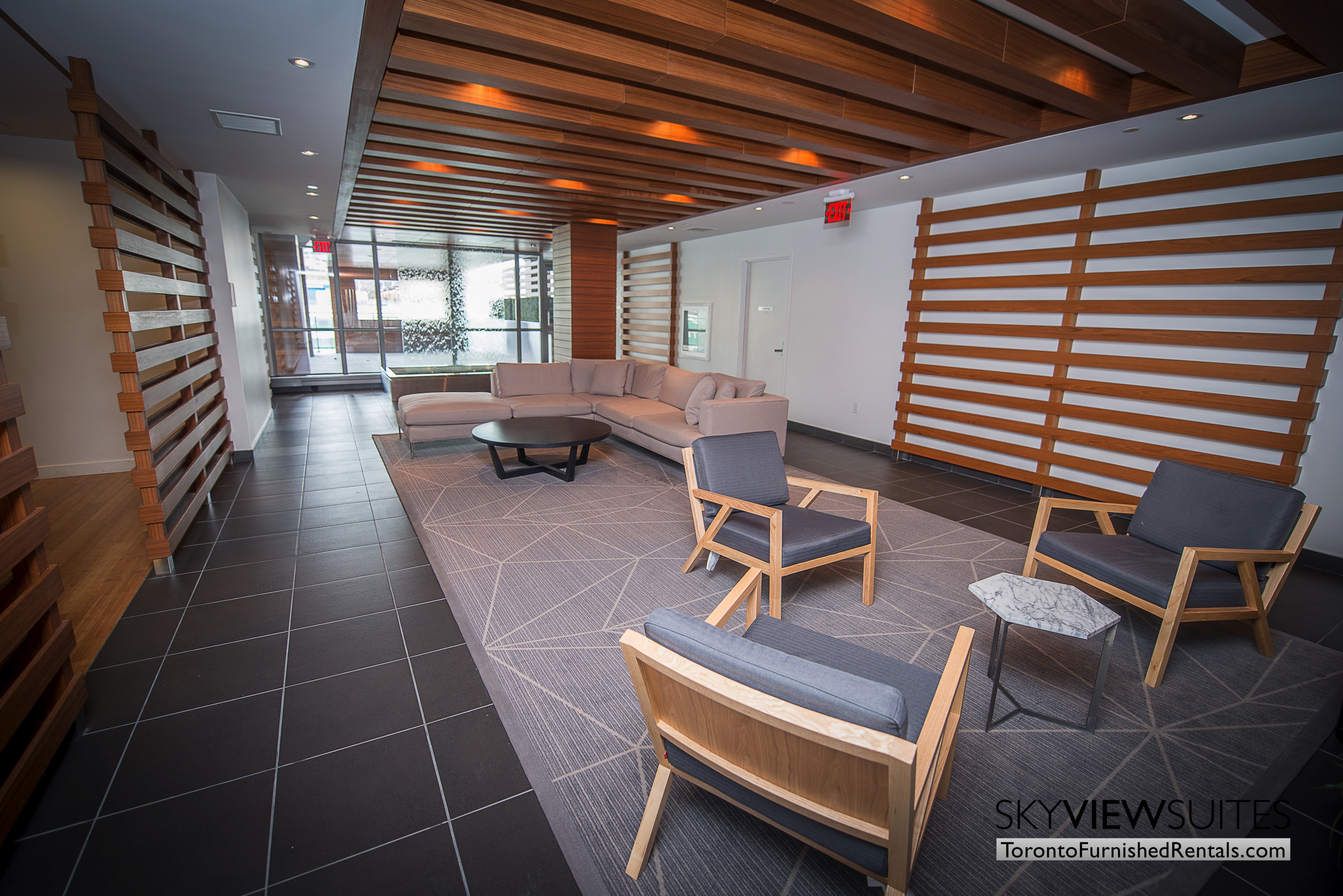 furnished apartments toronto parade lobby